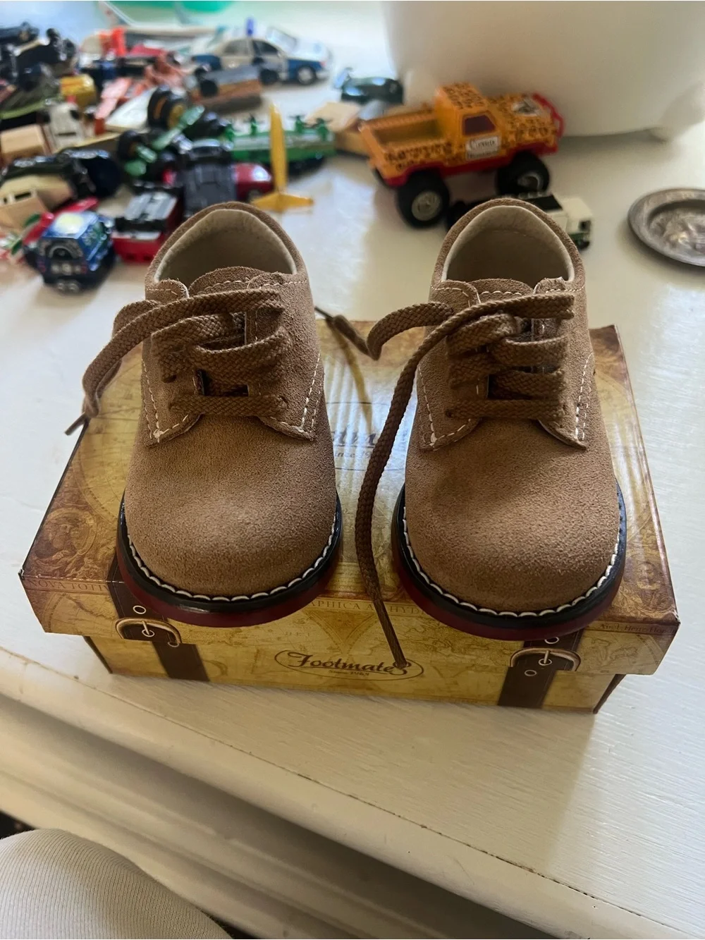 FootMates Bucky Kids Lace-Up Dress Shoes